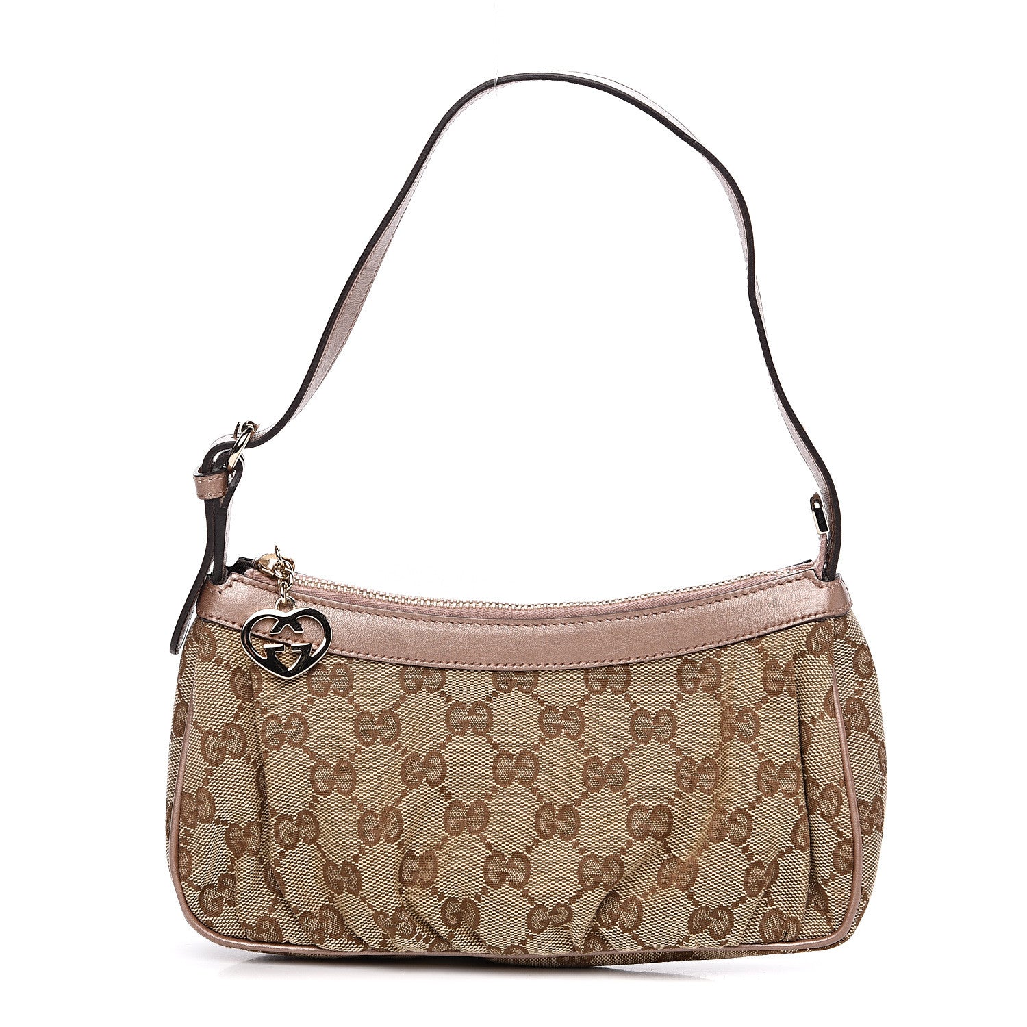 Gucci Monogram Lovely Heart Cosmetic Case Light Pink 1 of 9