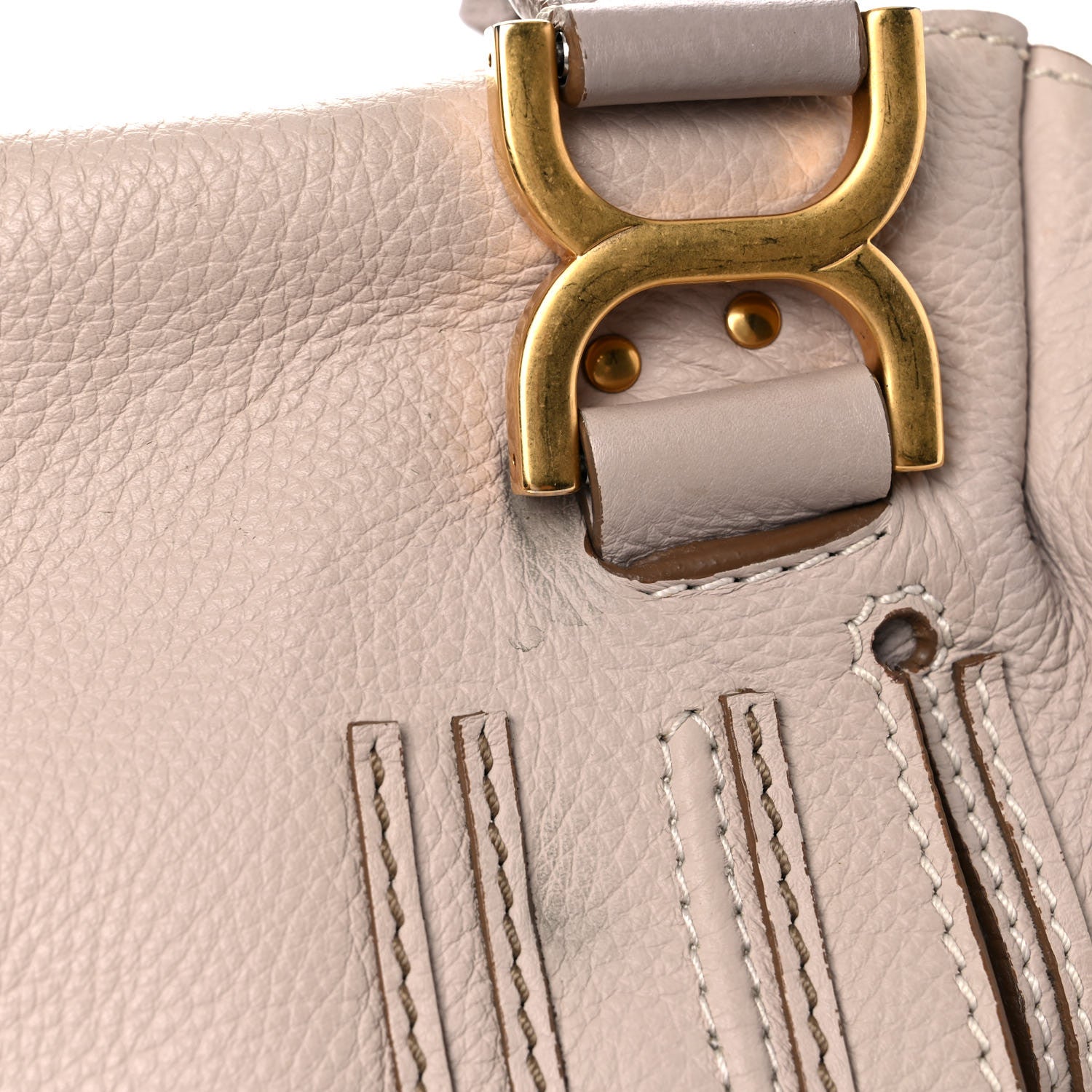 Chloe Calfskin Medium Marcie Satchel Blush Nude 17 of 18