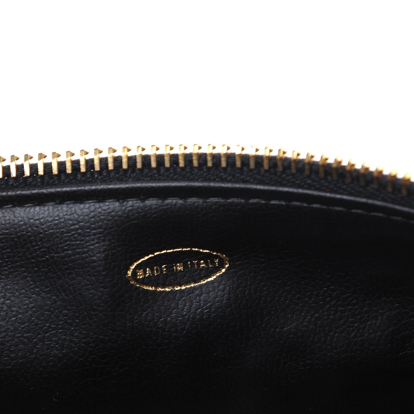 Lambskin Vanity Cosmetic Case Black