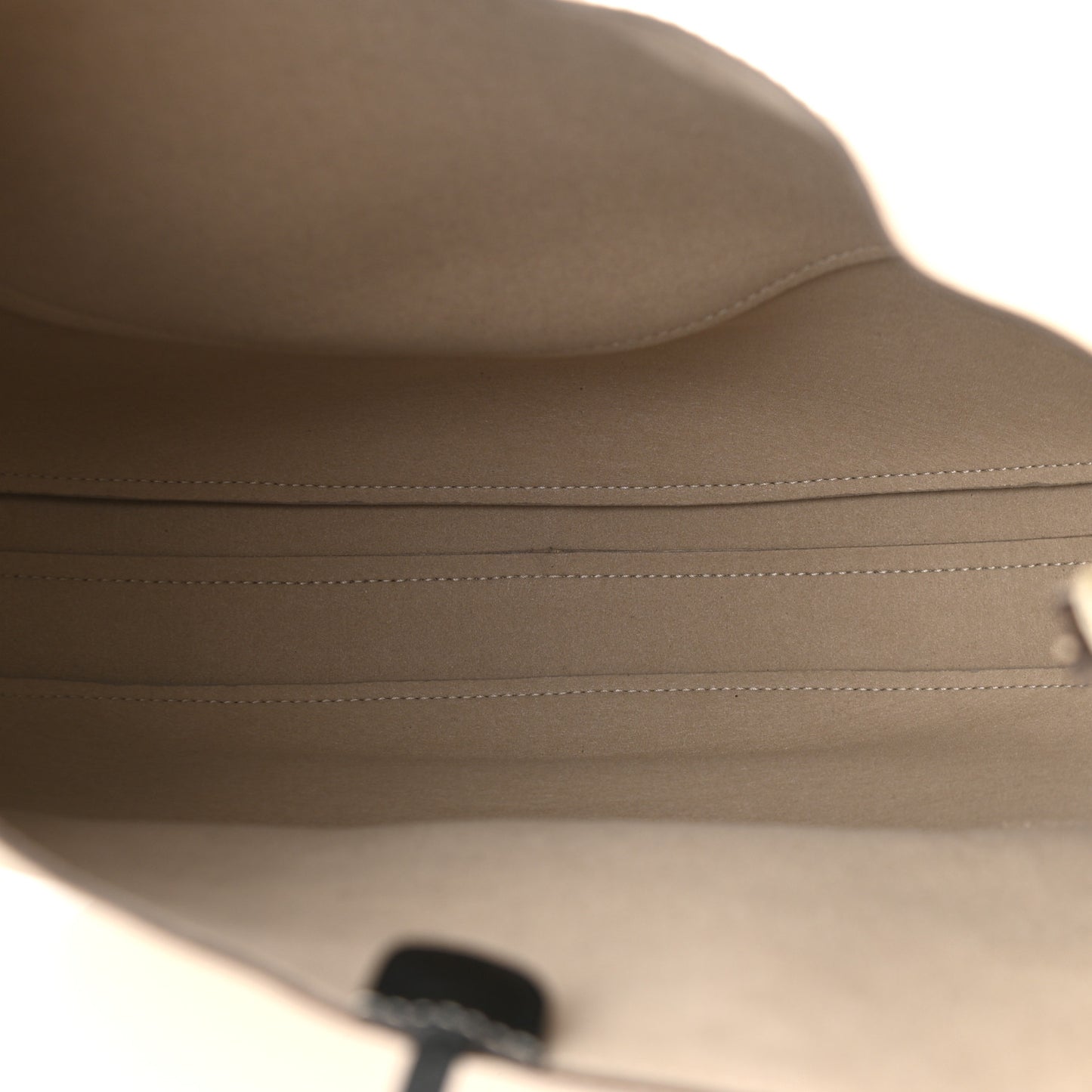 Calfskin Large Arch Shoulder Bag Macadamia