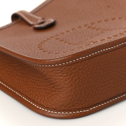 Hermes Taurillon Clemence Evelyne TPM Gold 8 of 9