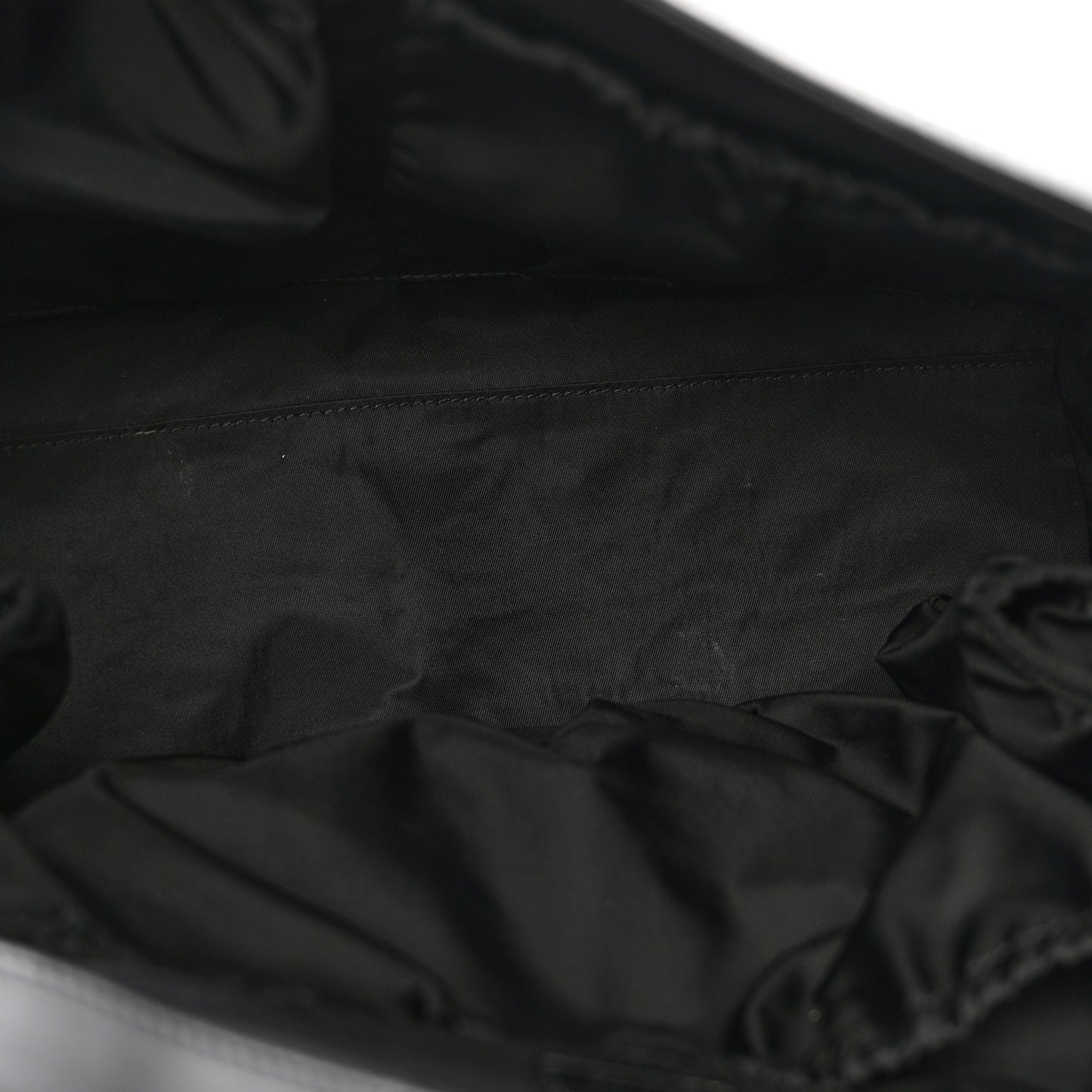 GG Supreme Monogram Web Messenger Diaper Bag Black Grey
