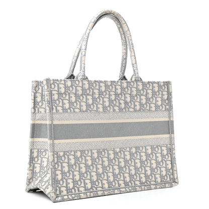 Christian Dior Oblique Medium Book Tote Grey 3 of 9