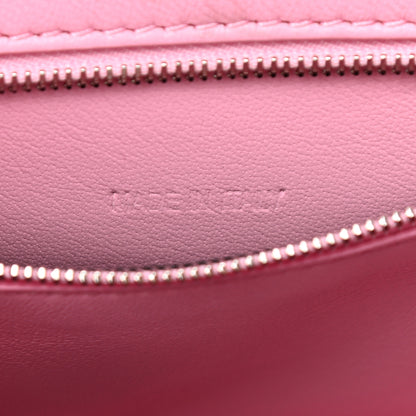 Balenciaga Shiny Calfskin Crocodile Embossed Hourglass Top Handle Bag XS Sweet Pink 7 of 12