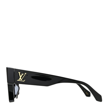 Louis Vuitton Acetate Cyclone Sunglasses Z1578E Black 2 of 9