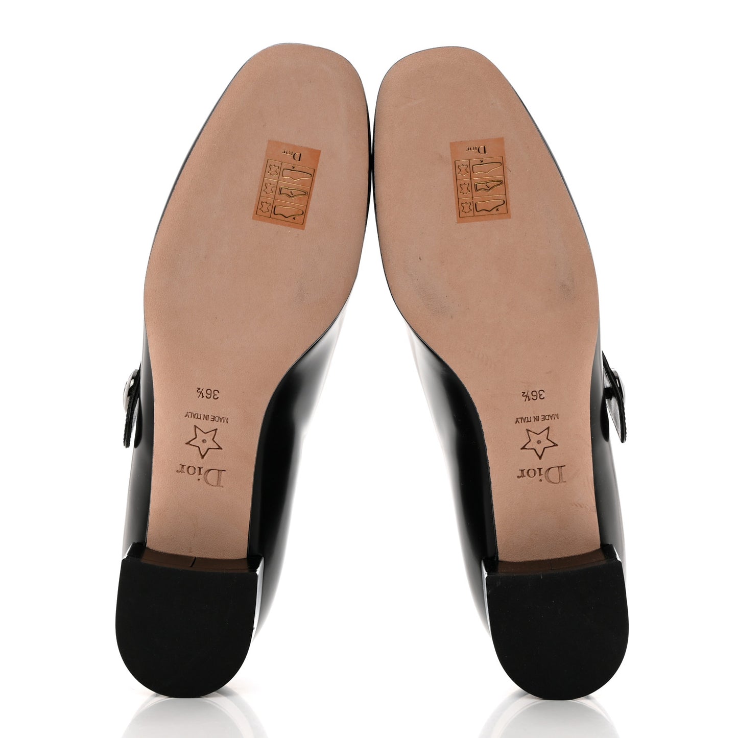 Brushed Calfskin Uniform 30mm Pumps 36.5 Black