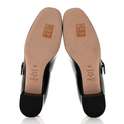 Christian Dior Brushed Calfskin Uniform 30mm Pumps 36.5 Black 8 of 8