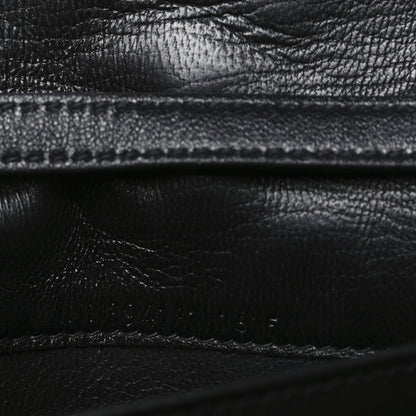 Saint Laurent Lambskin Chevron Quilted Mini High School Satchel Black 8 of 11