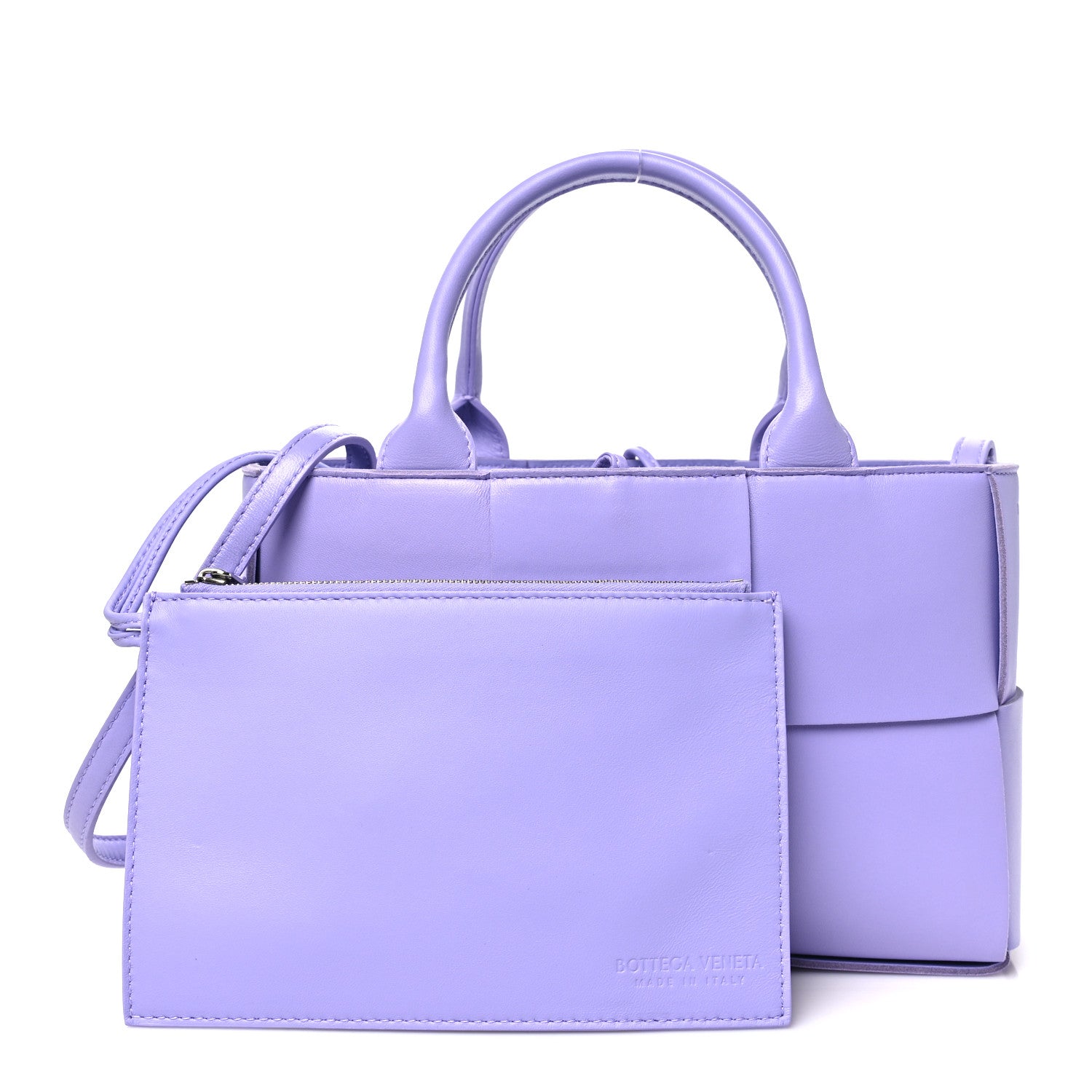 Bottega Veneta Nappa Maxi Intrecciato Mini Arco Tote Wisteria 3 of 10