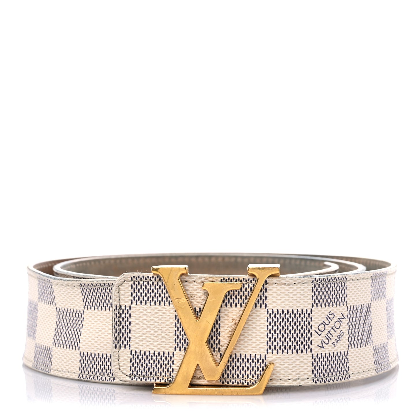 Damier Azur LV Initiales Belt 90 36