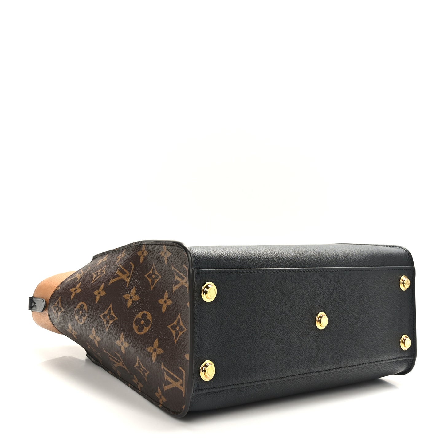 Calfskin Monogram On My Side Black