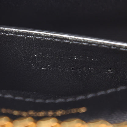 Saint Laurent Grain De Poudre Small Monogram Kate Satchel Black 8 of 8