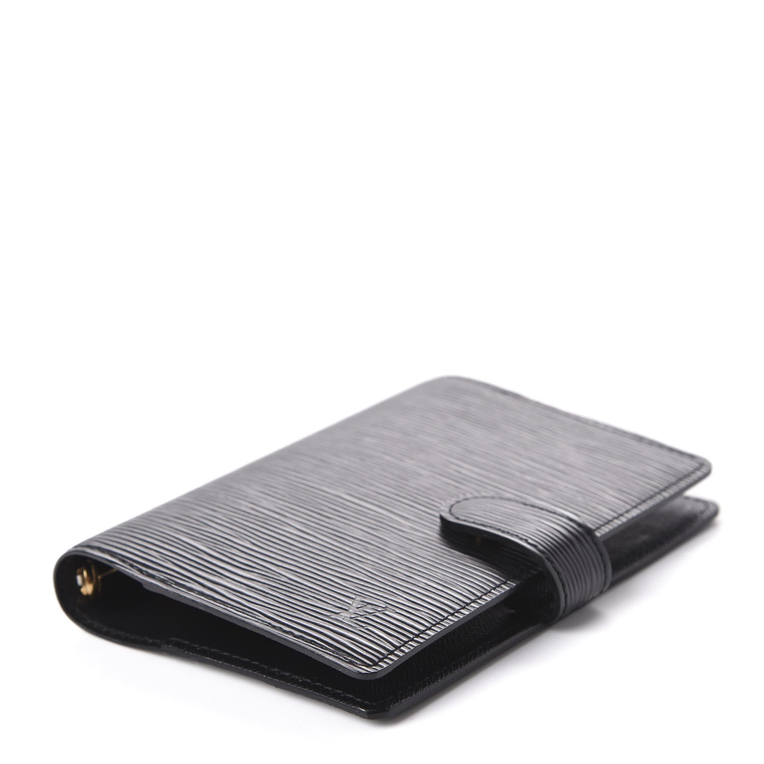 Louis Vuitton Epi Small Ring Agenda Cover Black 5 of 10