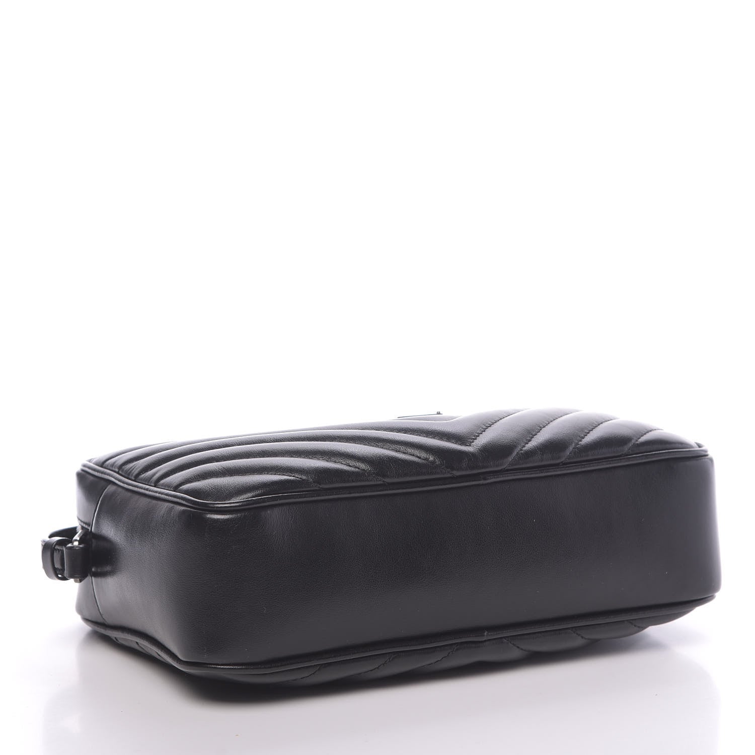 Saint Laurent Calfskin Matelasse Monogram Lou Camera Bag Black 4 of 9