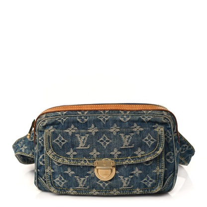 Louis Vuitton Monogram Denim Bum Bag Blue 1 of 8