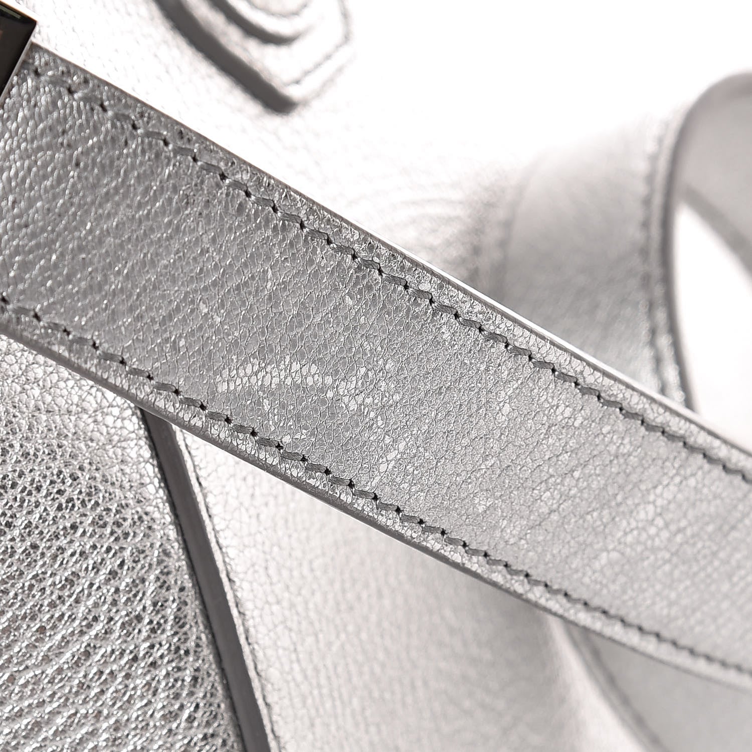 Givenchy Metallic Sugar Goatskin Small Antigona Silver 12 of 12
