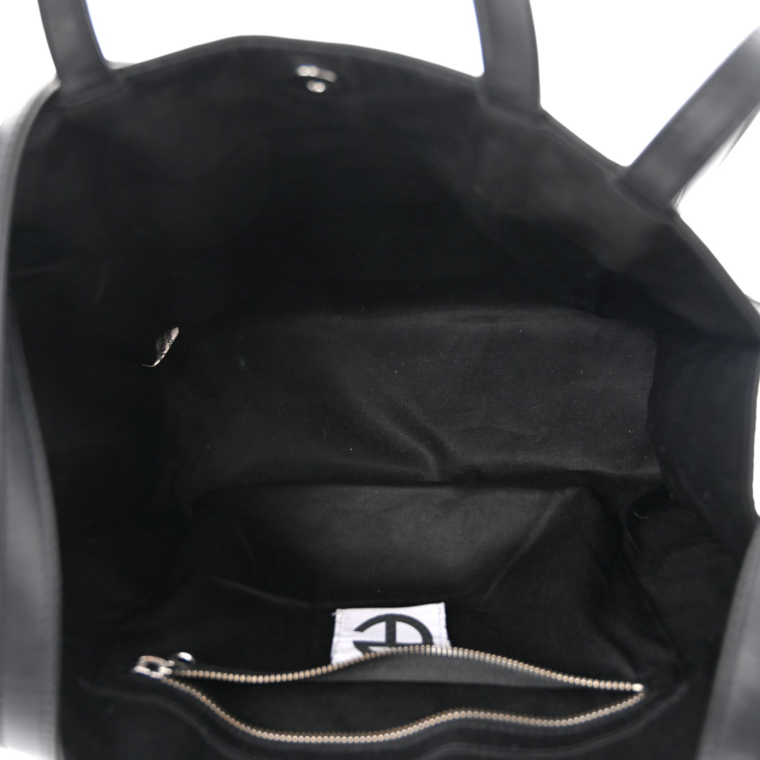 Telfar Vegan Leather Medium Shopping Bag Black 5 of 12