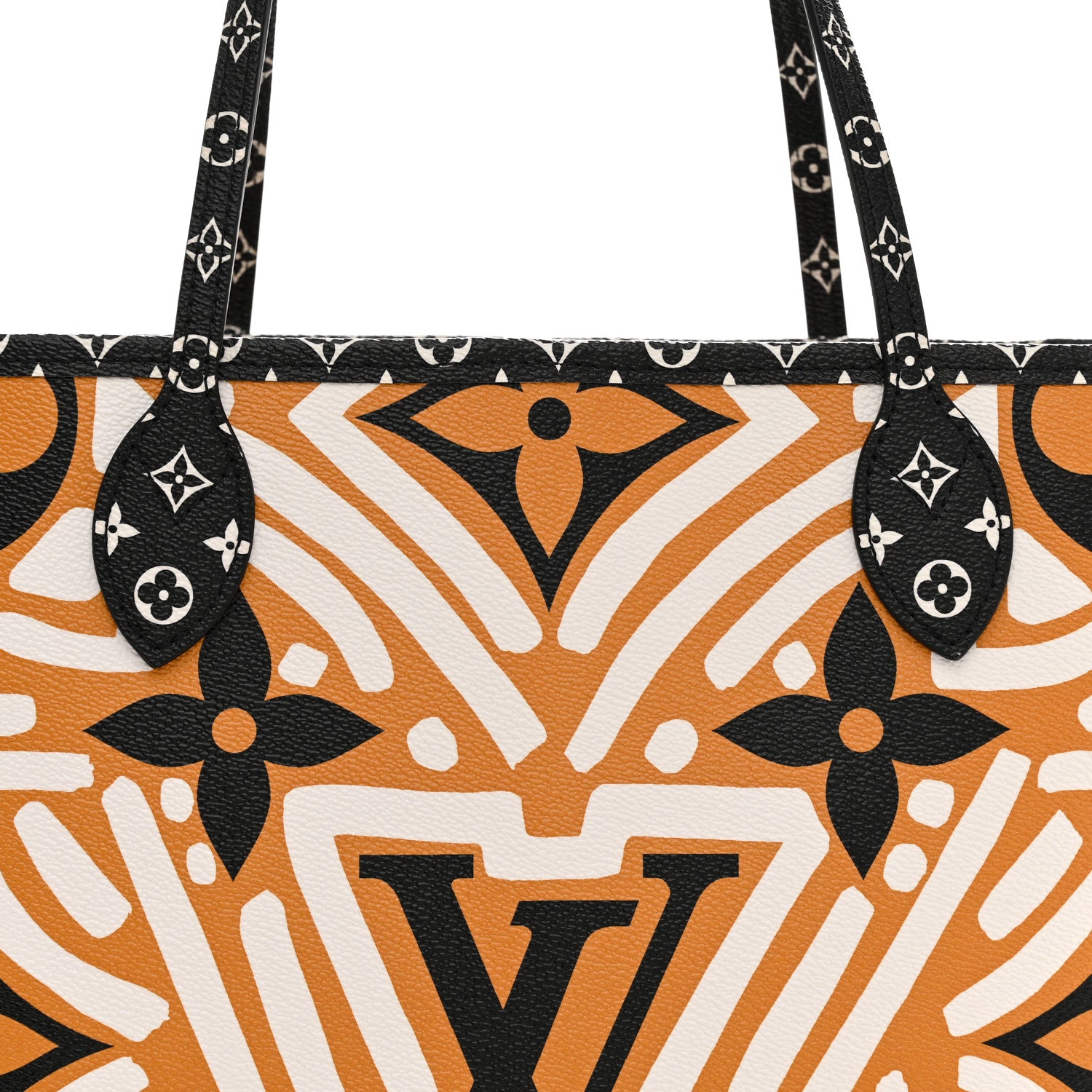 Louis Vuitton Monogram Giant Crafty Neverfull MM Creme Caramel 9 of 11