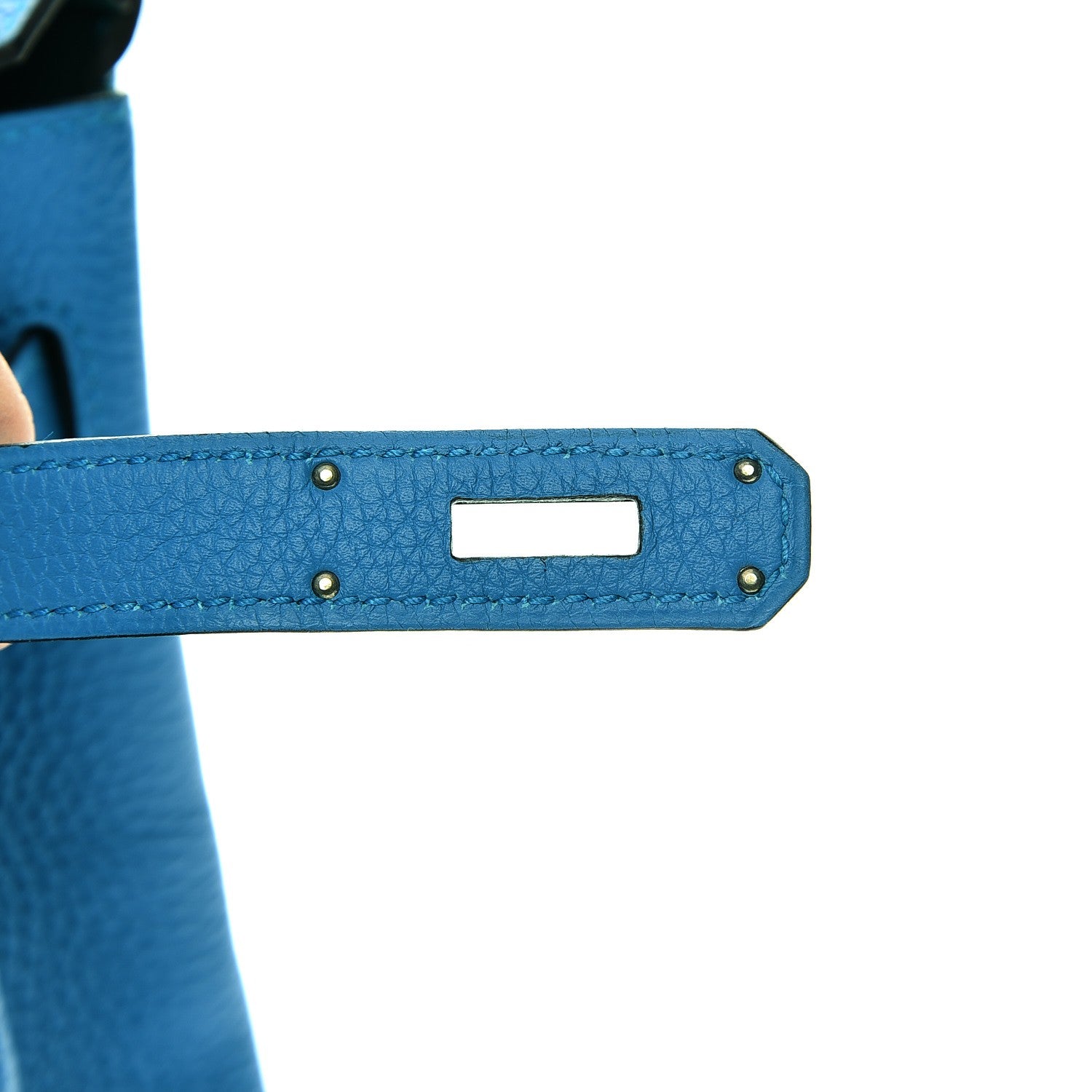 Hermes Togo Birkin 30 Bleu Zanzibar Malachite 13 of 28