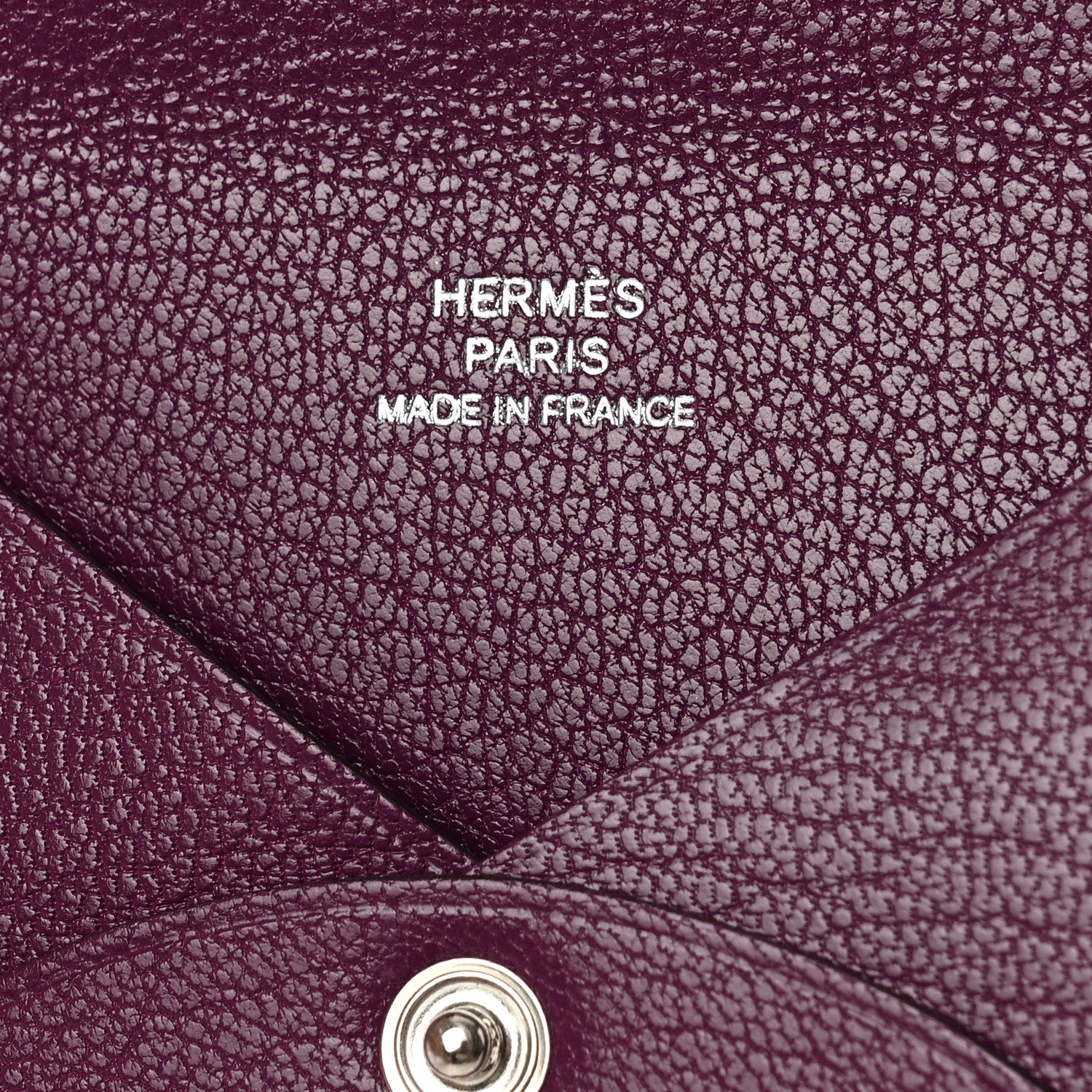 Hermes Chevre Mysore Calvi Card Case Anemone 6 of 7