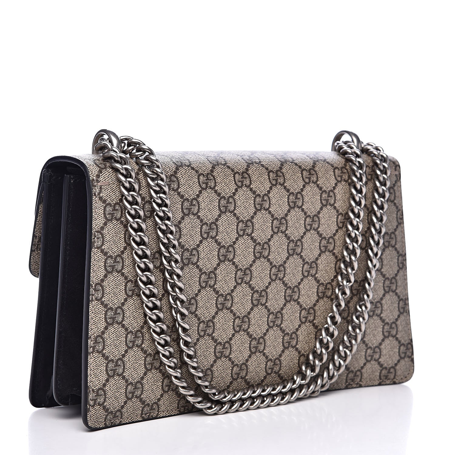 Gucci GG Supreme Monogram Small Dionysus Shoulder Bag Black 3 of 13