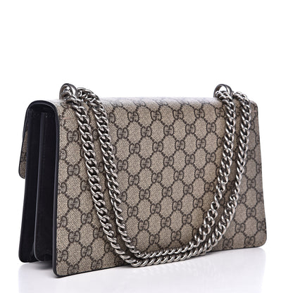 Gucci GG Supreme Monogram Small Dionysus Shoulder Bag Black 3 of 13