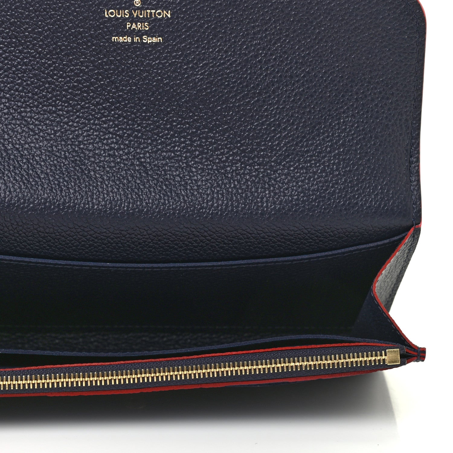 Louis Vuitton Empreinte Emilie Wallet Marine Rouge 5 of 6