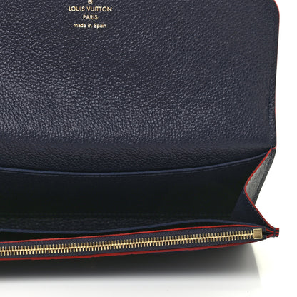 Louis Vuitton Empreinte Emilie Wallet Marine Rouge 5 of 6