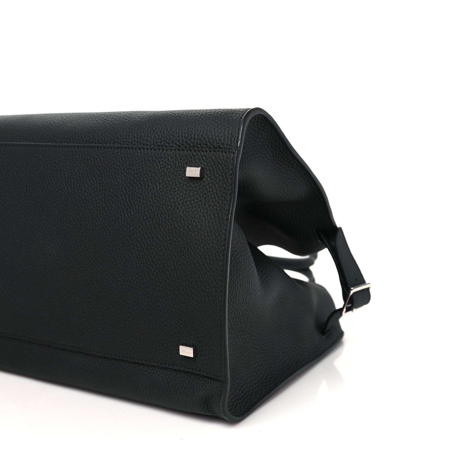 The Row Matte Grained Calfskin Soft Margaux 15 Black 9 of 9