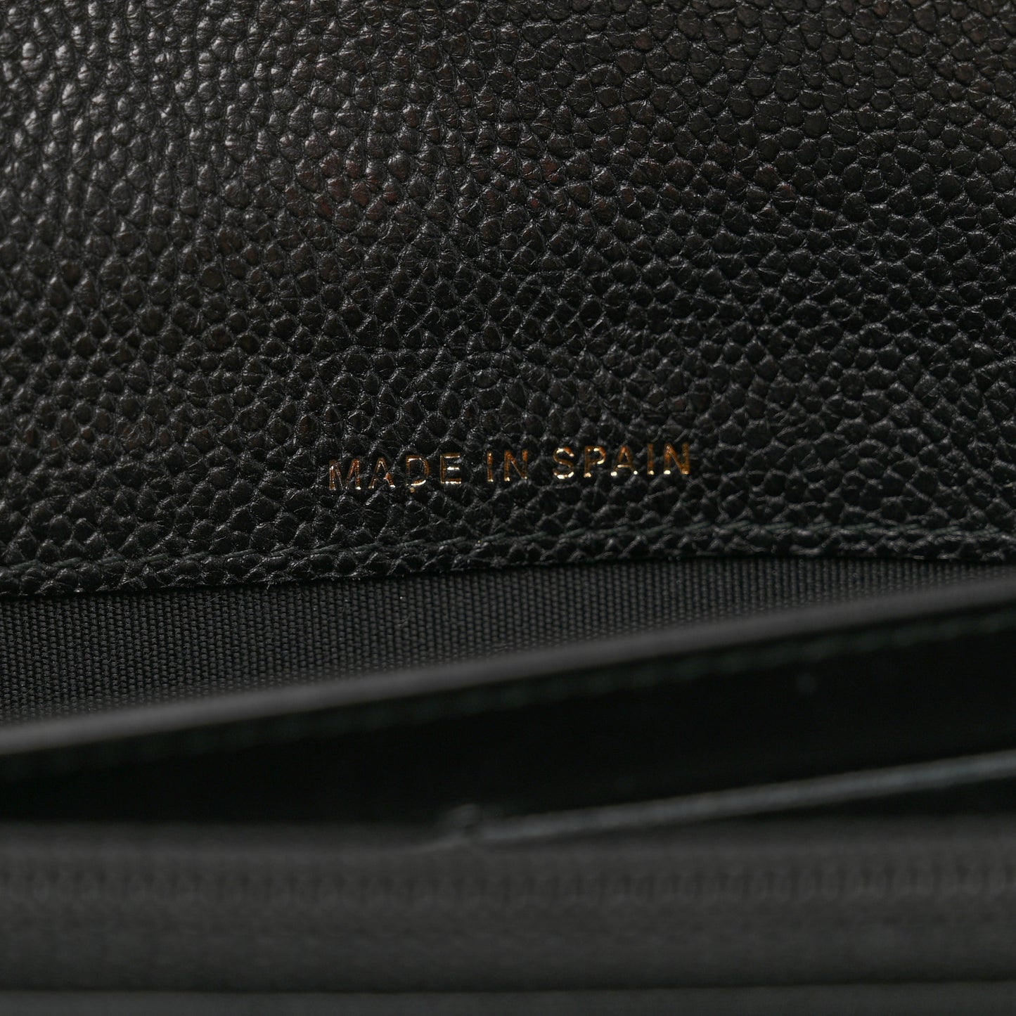 Caviar Chevron Quilted Boy Flap Wallet Black