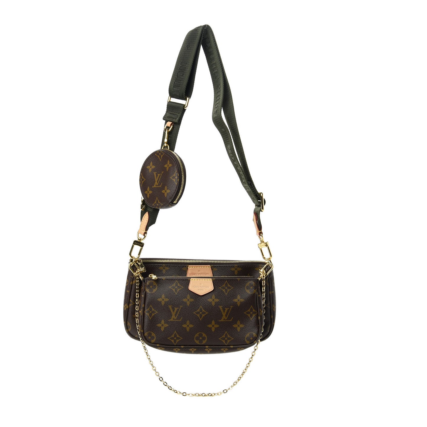 Monogram Multi Pochette Accessories Kaki