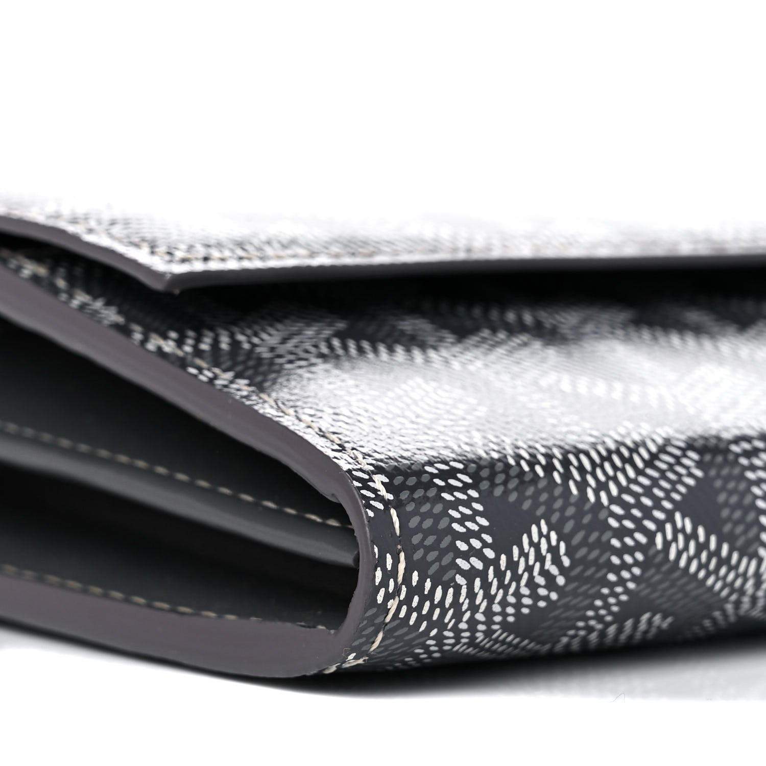 Goyard Goyardine Varenne Continental Wallet Grey 7 of 8