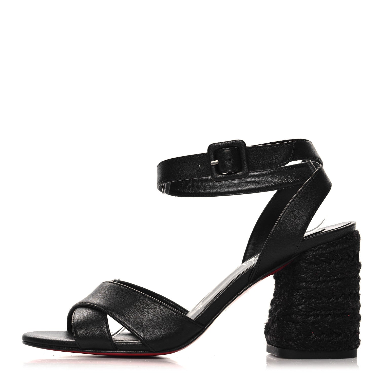 Christian Louboutin Nappa Summer Mariza 85 Sandals 35 Black 1 of 9