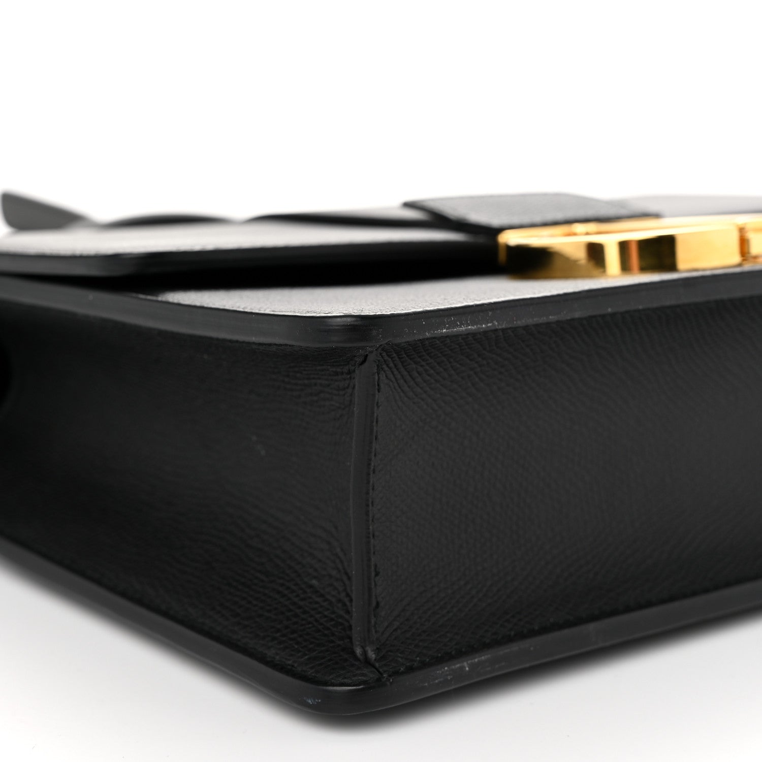 Christian Dior Grained Calfskin 30 Montaigne Flap Bag Black 9 of 10