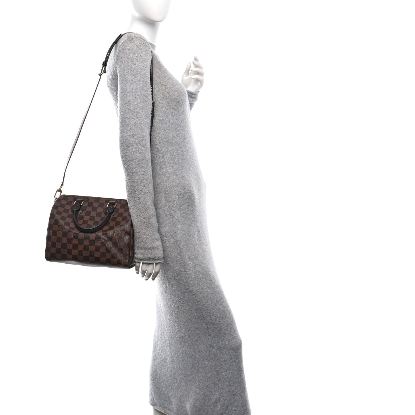 Damier Ebene Speedy Bandouliere 25