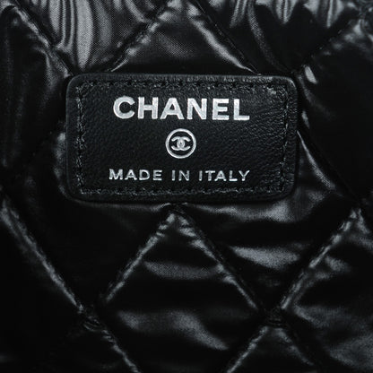 Chanel Lambskin Medium Cuba Car Cosmetic Case Black 6 of 7