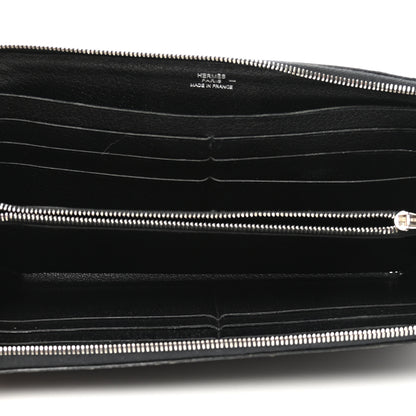 Hermes Lizard Azap Wallet Black 5 of 8
