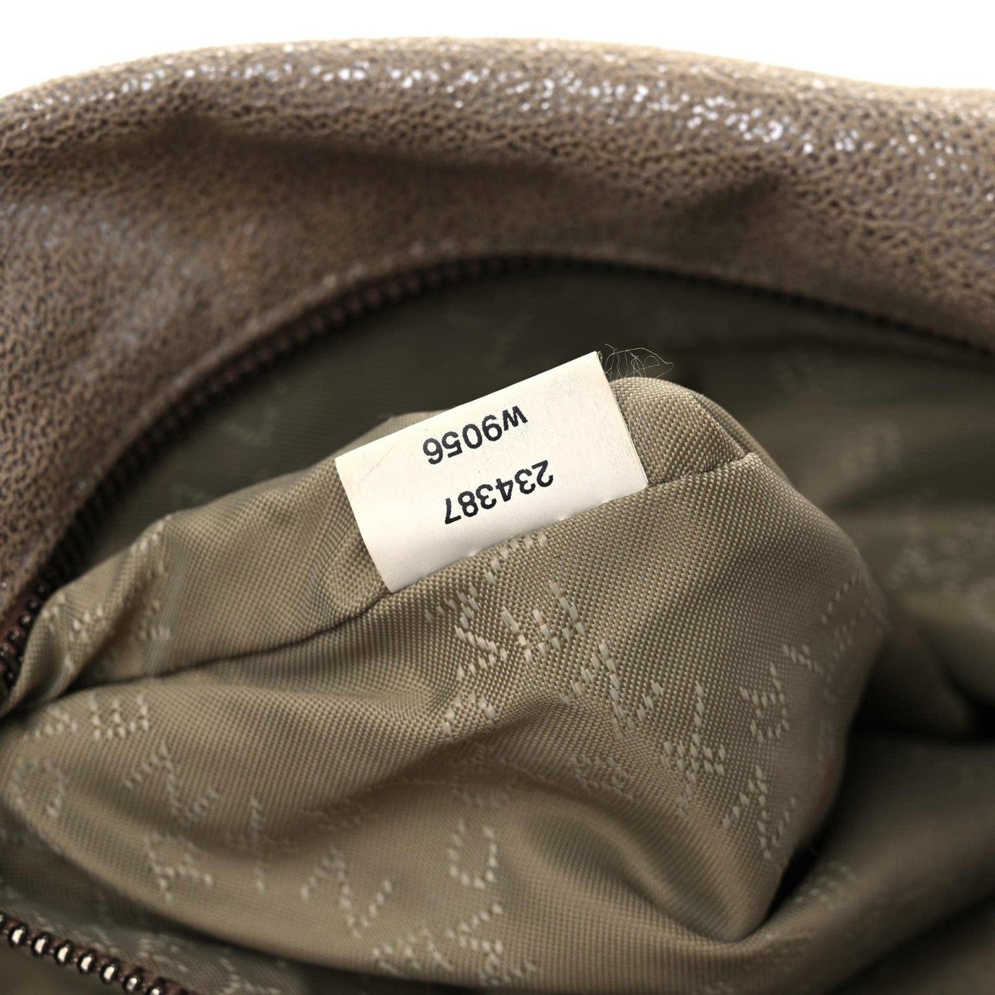 Shaggy Deer Falabella Fold Over Tote Taupe