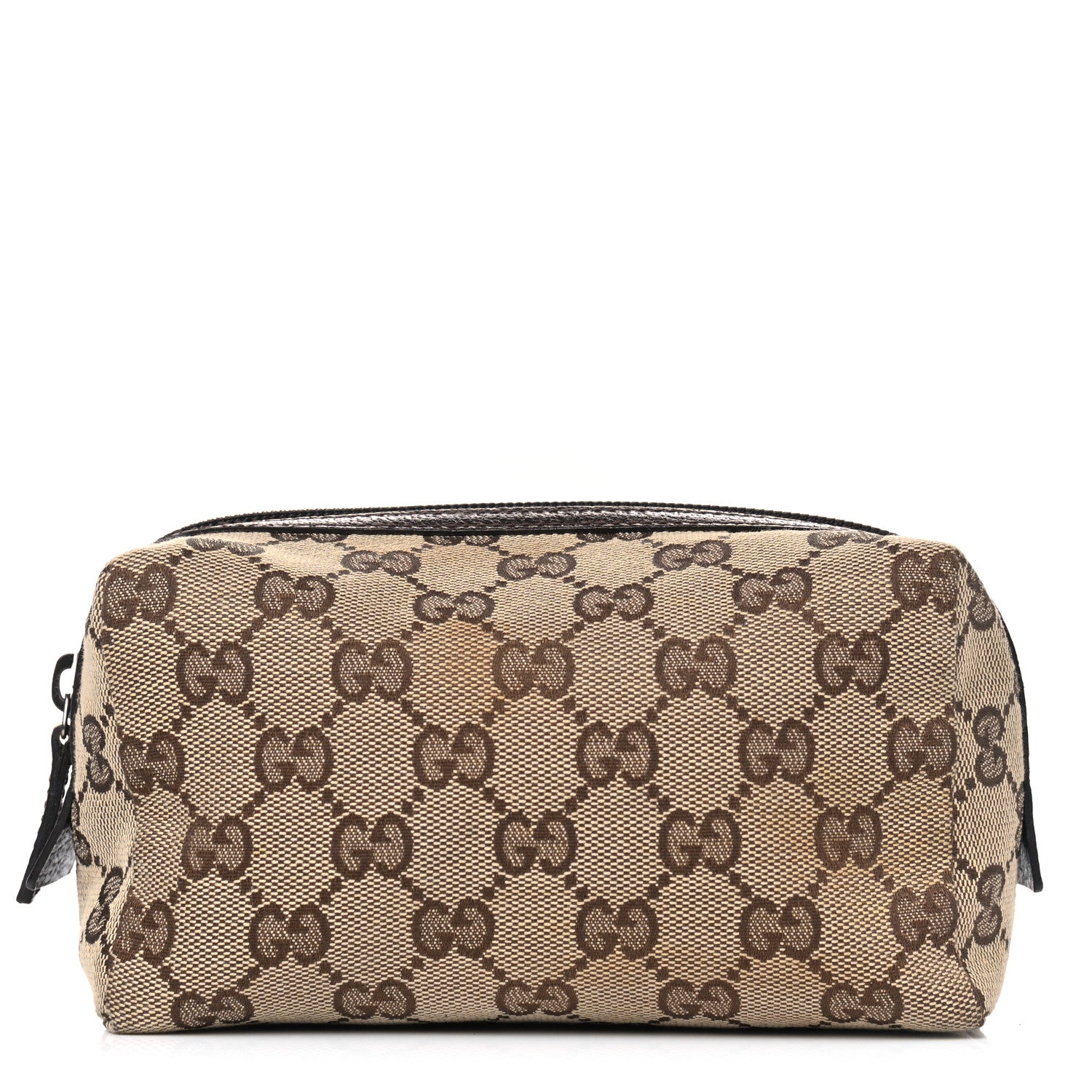 Gucci Monogram Large Cosmetic Case Brown 1 of 5