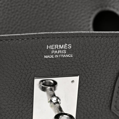 Hermes Togo Birkin 30 Etain 6 of 10