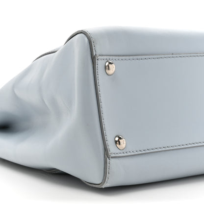 Fendi Vitello Morgan Shiny Nappa Medium Peekaboo Iconic Satchel Polvere Sunflower 10 of 20