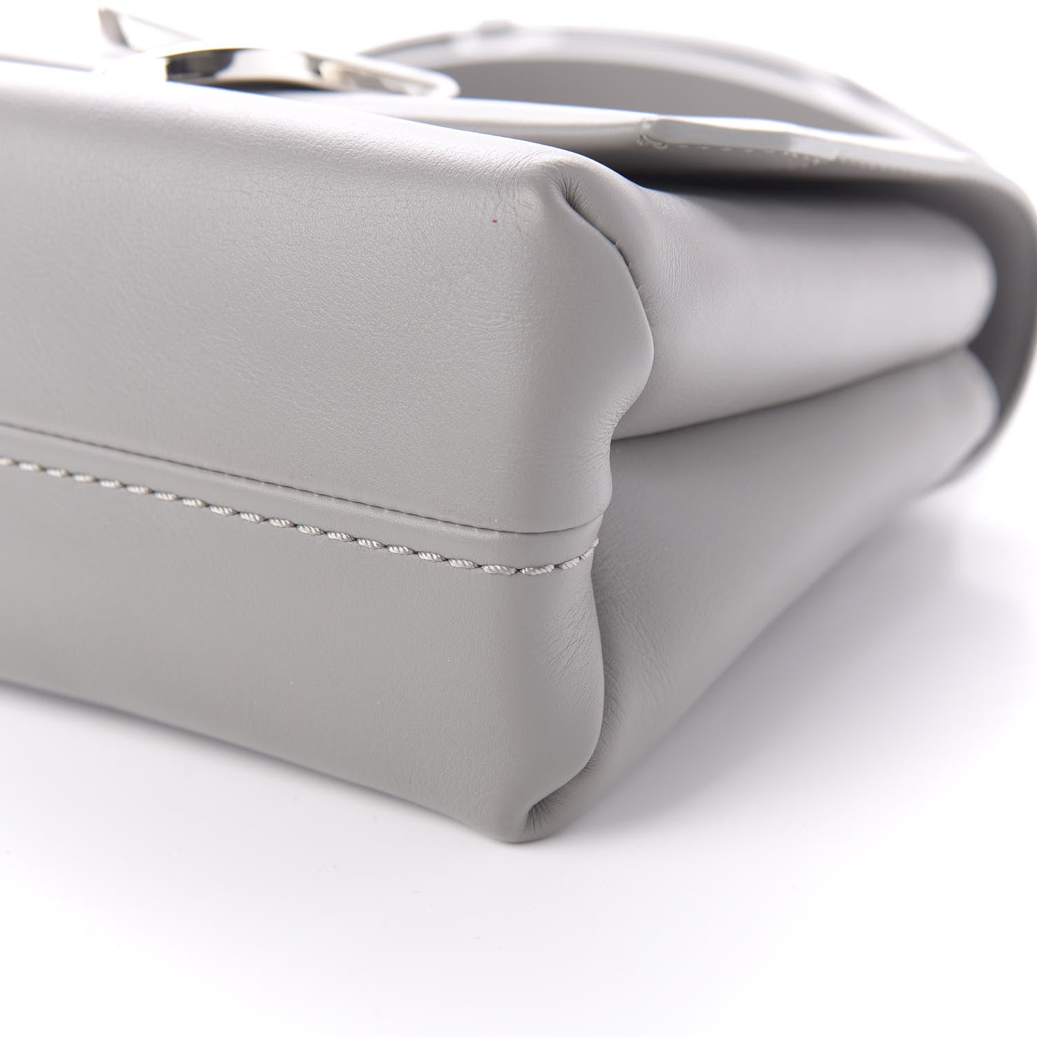 3.1 Phillip Lim 3.1 Smooth Calfskin Mini Alix Top Handle Satchel Cement 7 of 9