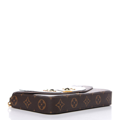 Louis Vuitton Monogram Lovely Birds Pochette Felicie Chain Wallet 4 of 10