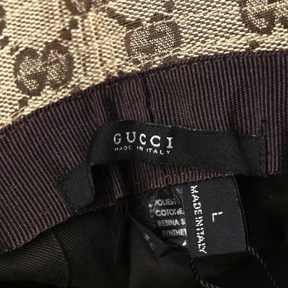 Gucci Monogram Web Bucket Hat L Brown 7 of 8