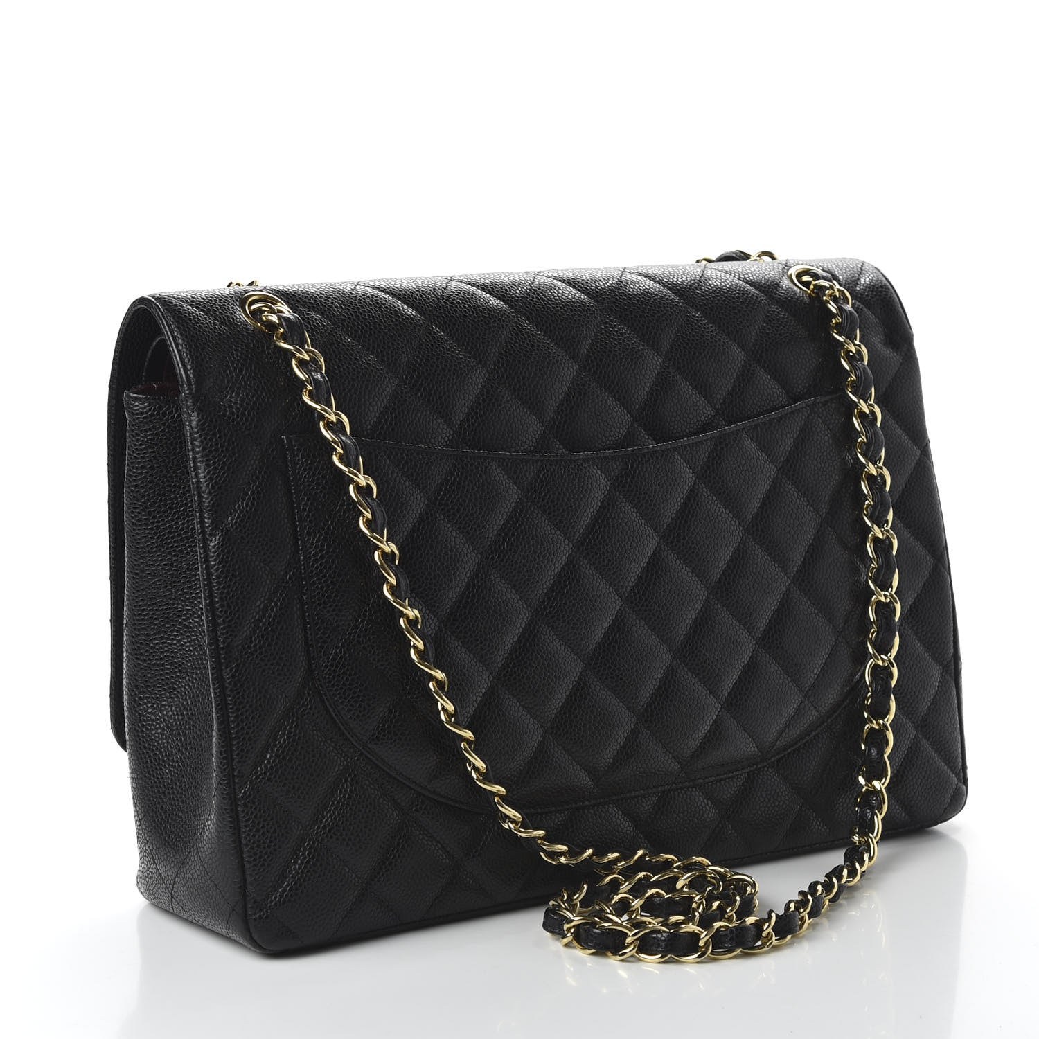 Chanel Caviar Quilted Maxi Double Flap Black 3 of 21