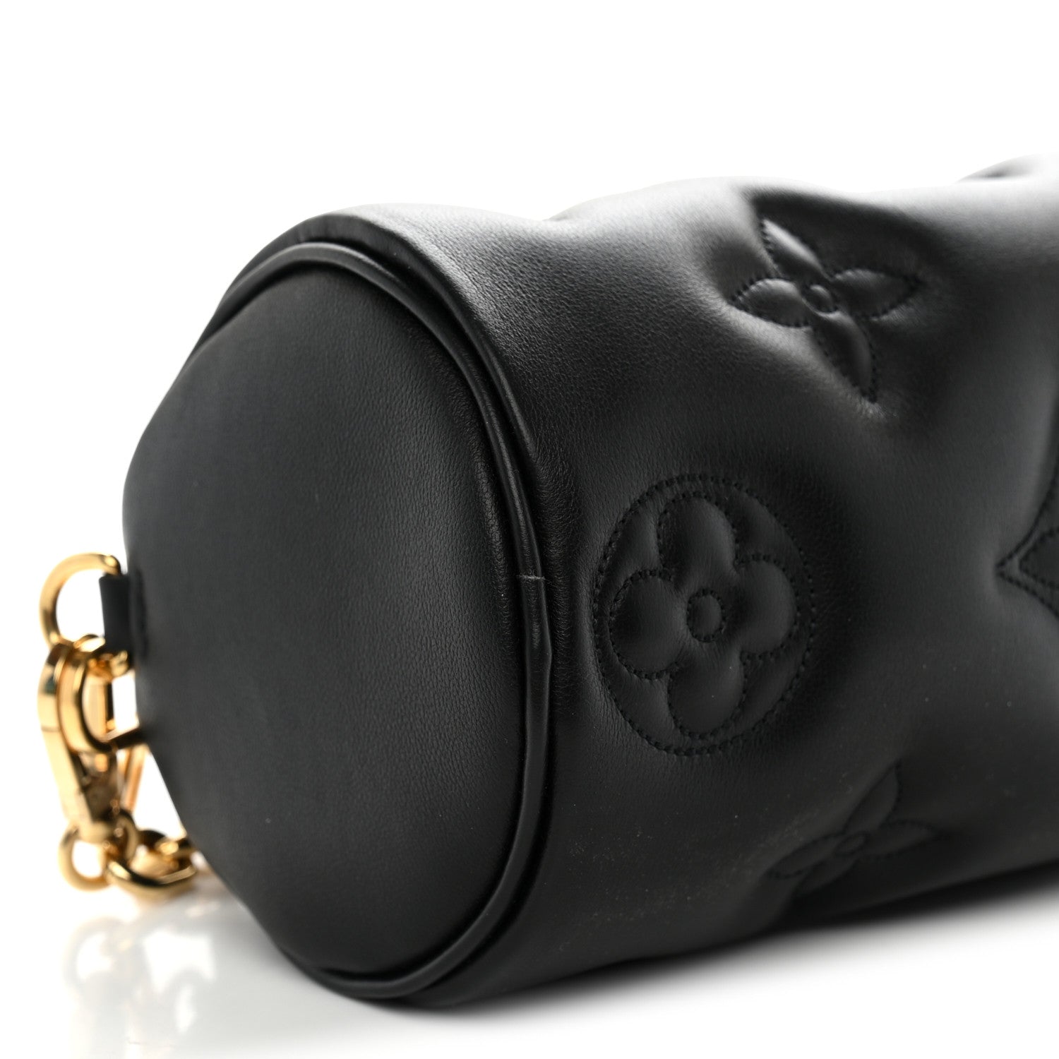 Louis Vuitton Calfskin Bubblegram Papillon BB Black 8 of 9