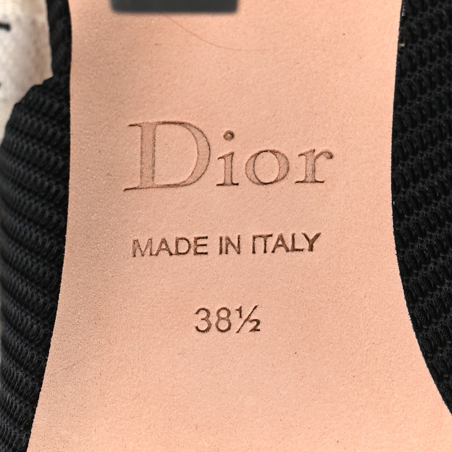 Christian Dior Technical Canvas Ribbon J Adior Slingback 100mm Pumps 38.5 Black 7 of 8