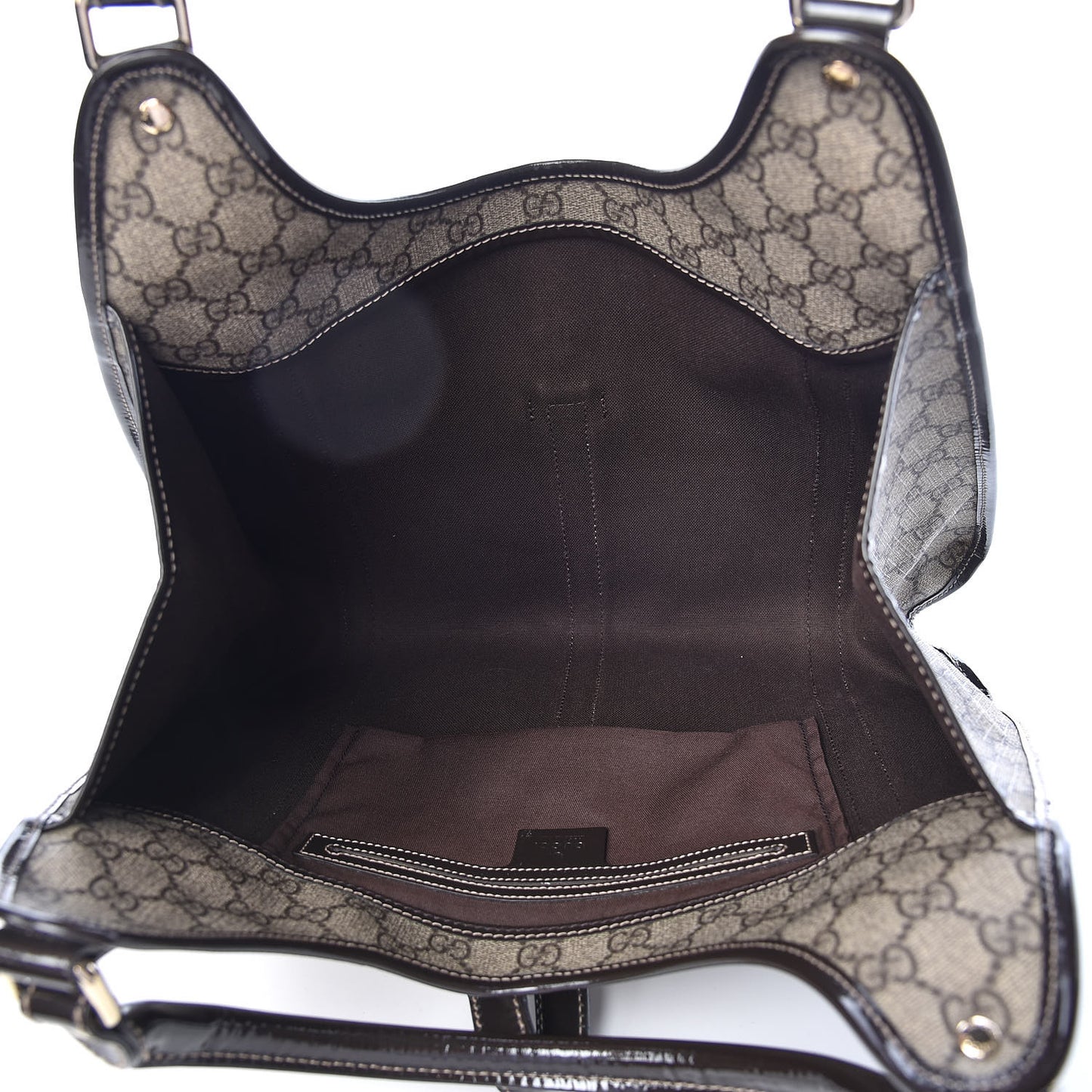 GG Plus Monogram Medium Joy Shoulder Bag Dark Brown