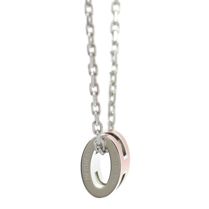 Hermes Palladium Mini Pop H Necklace Orange 5 of 5