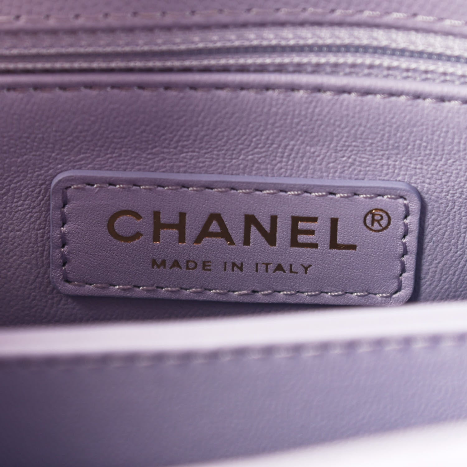 Chanel Caviar Quilted Mini Coco Handle Flap Light Purple 6 of 9